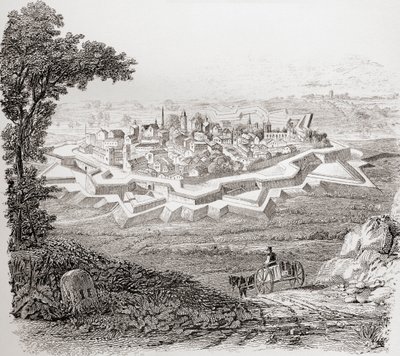 General appearance of a bastioned fortress, or Star Fort, from The National Encyclopaedia, published c.1890 by Unbekannt Unbekannt
